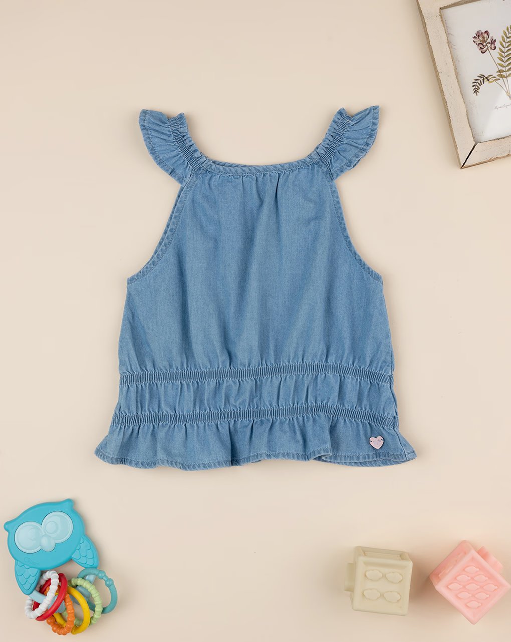 Prenatal Blouse For Girls - Denim | Prenatal, Babies, Nusring, Cybex, Avent Dress