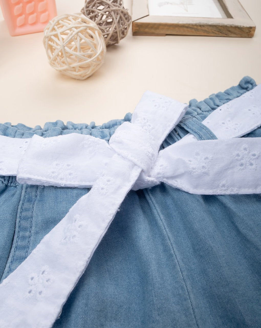 Prenatal Girl's Chambray Shorts with Belt | Prenatal, Babies, Nusring, Cybex, Avent Shorts