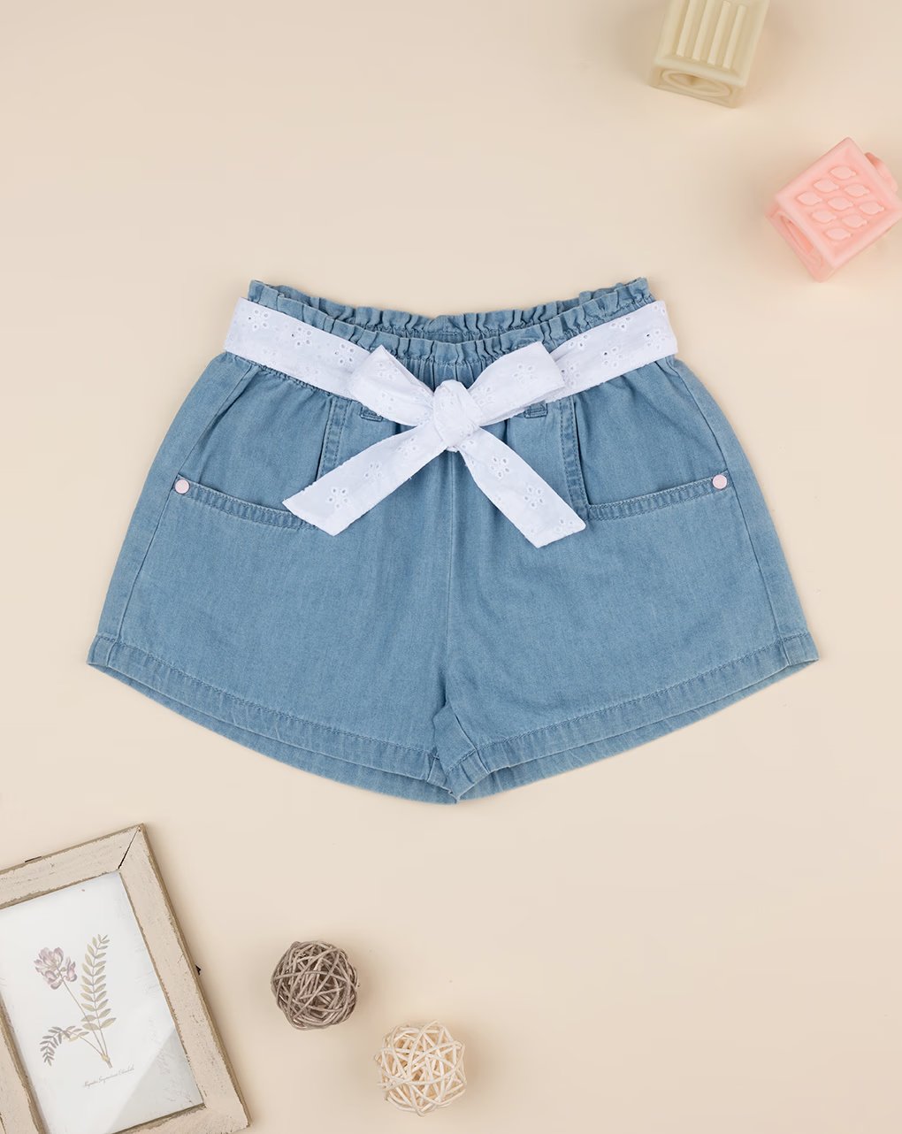 Prenatal Girl's Chambray Shorts with Belt | Prenatal, Babies, Nusring, Cybex, Avent Shorts
