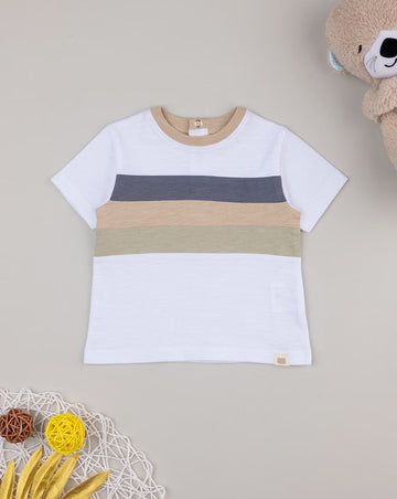 Prenatal Striped short sleeve T-shirt for kids T-shirt