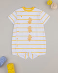 Prenatal Baby smile yellow Duck baby romper Bodysuit