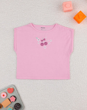 Prenatal Cherry pink baby t-shirt T-shirt