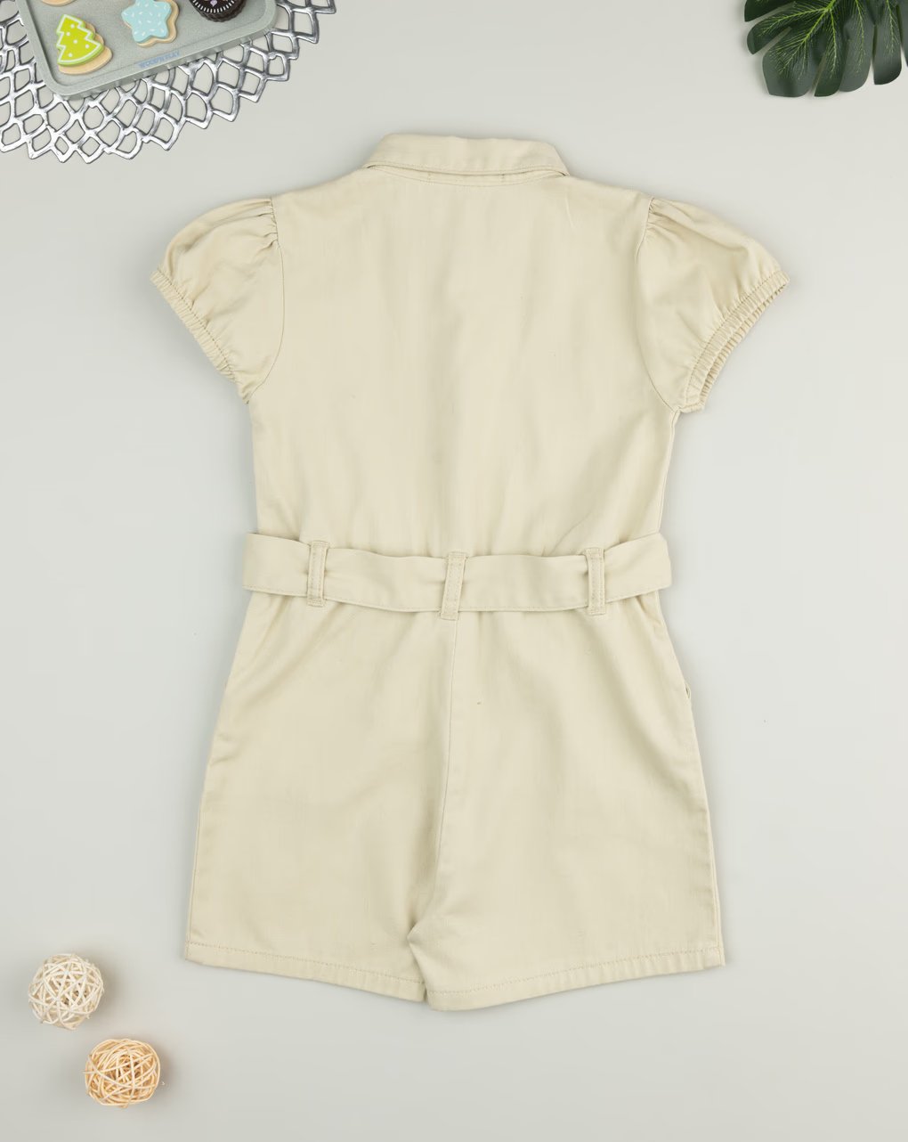 Prenatal Baby Girl Jumpsuit with Embroidery - Beige | Prenatal, Babies, Nusring, Cybex, Avent Bodysuit