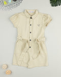 Prenatal Baby Girl Jumpsuit with Embroidery - Beige | Prenatal, Babies, Nusring, Cybex, Avent Bodysuit