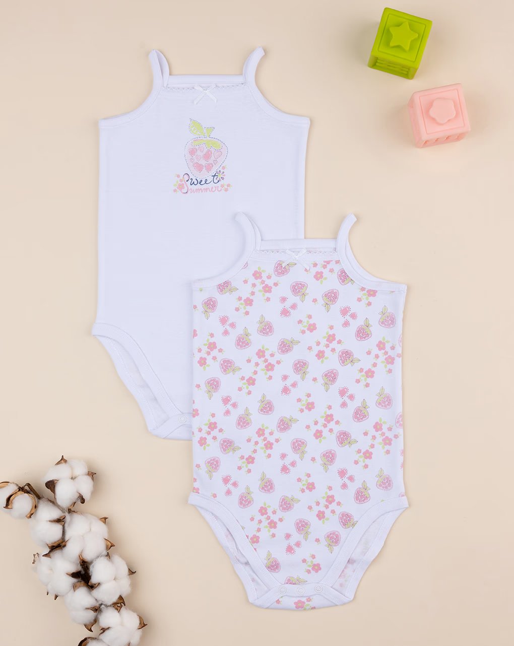 Prenatal Pack of 2 Strawberry Baby Bodysuits | Prenatal, Babies, Nusring, Cybex, Avent Bodysuit