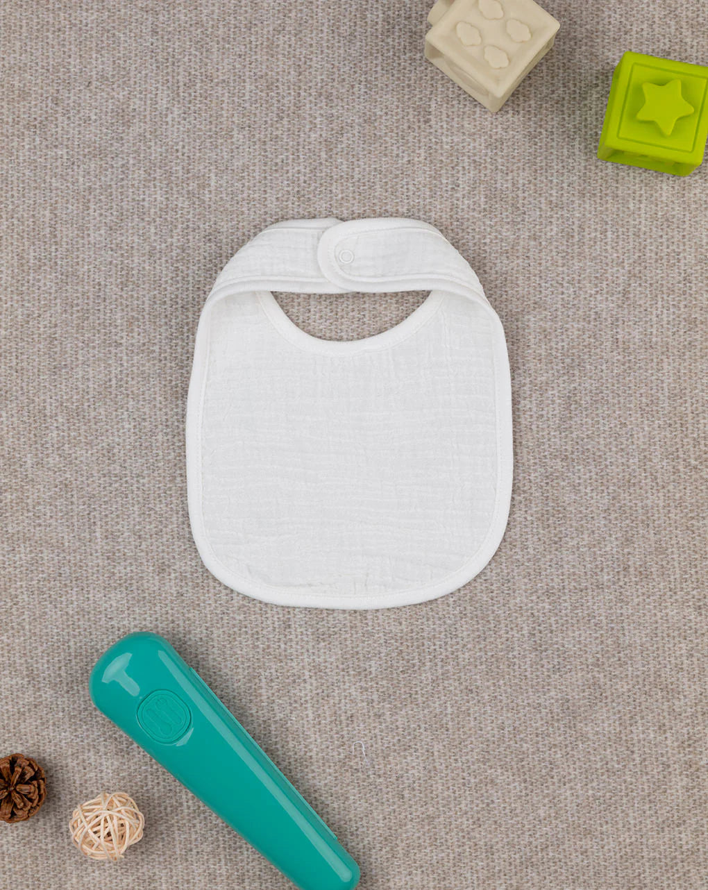 Prenatal Cream white baby bib Bib