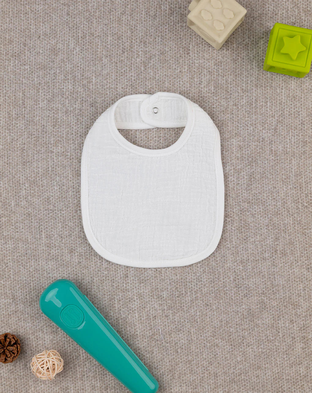 Prenatal Cream white baby bib Bib