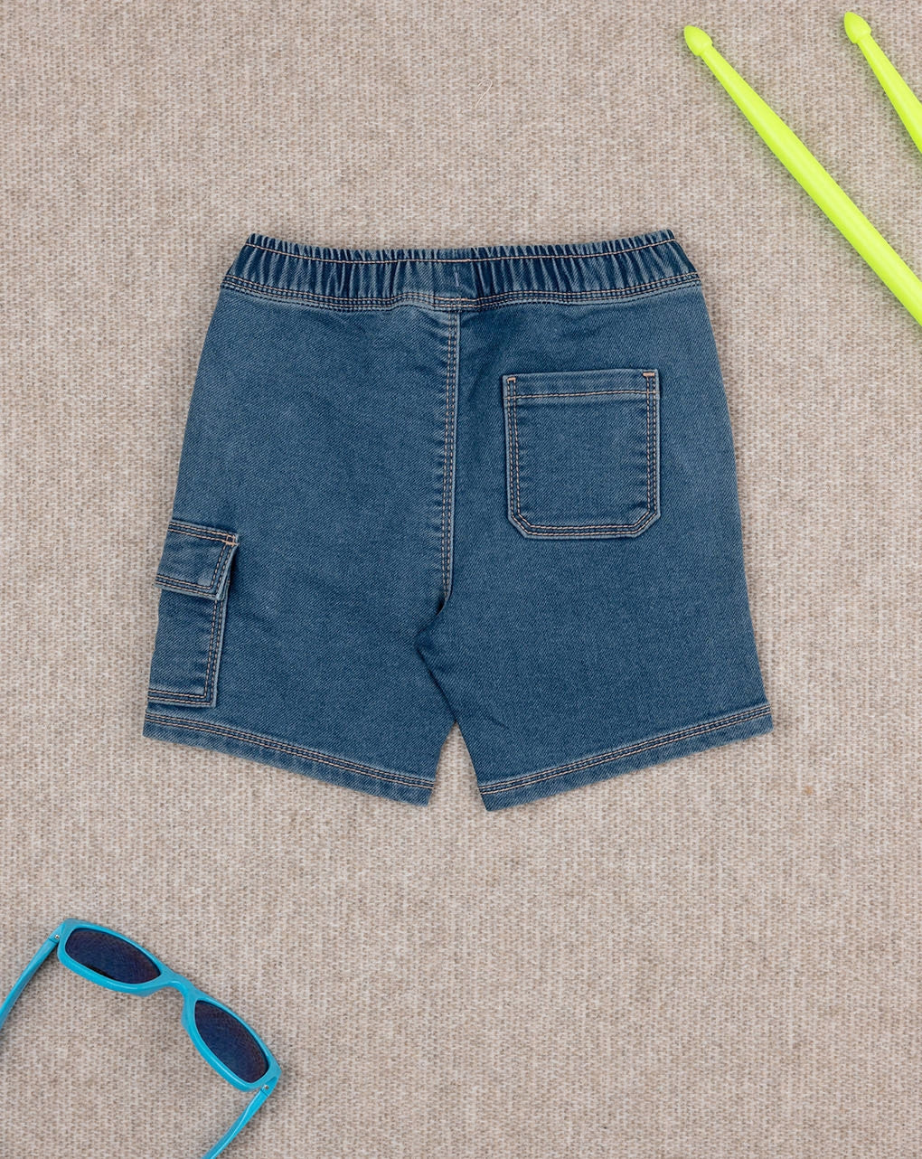 Prenatal Baby denim bermudas Short