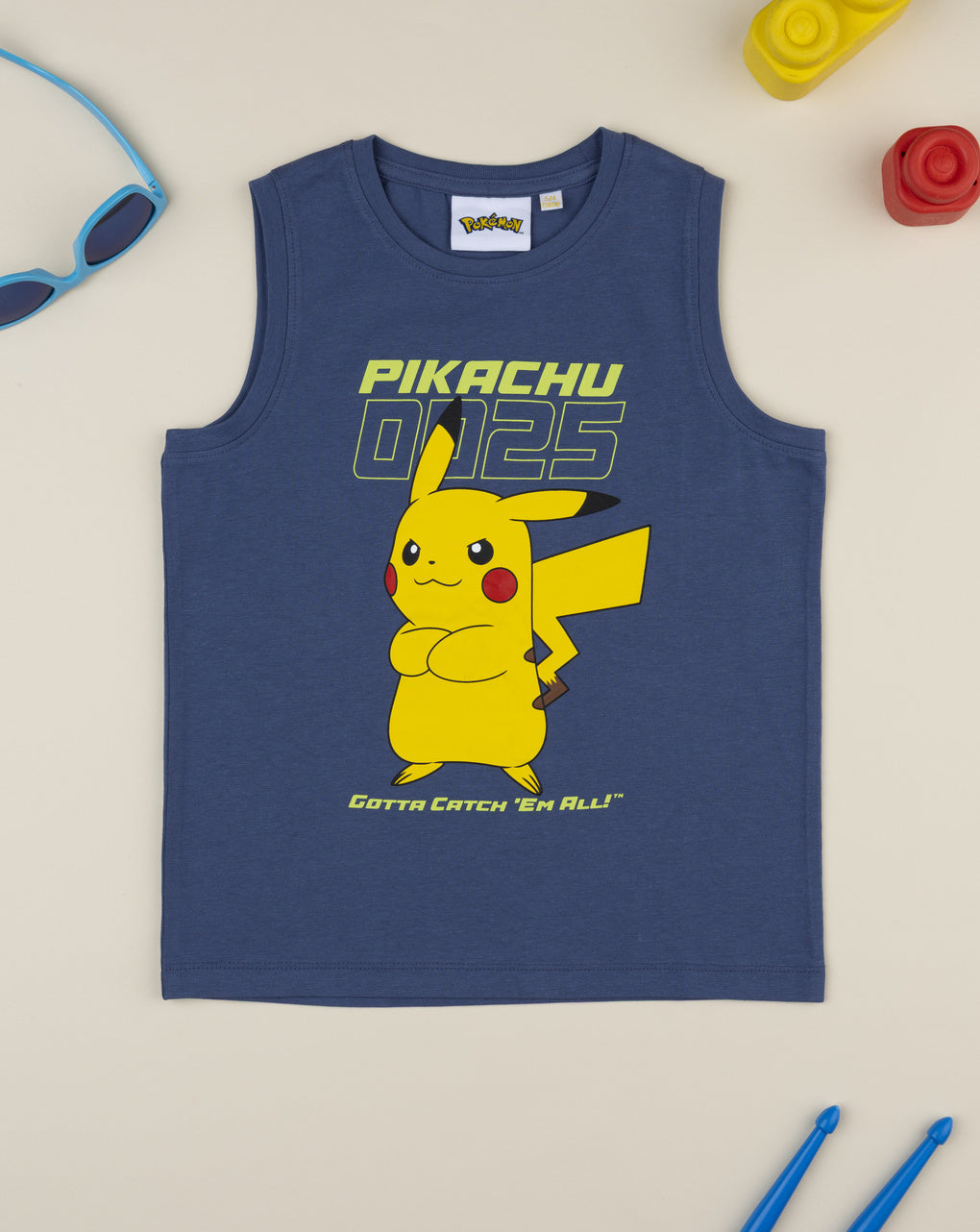 Prenatal Pokemon Kids Blue Tank Top Tank Top