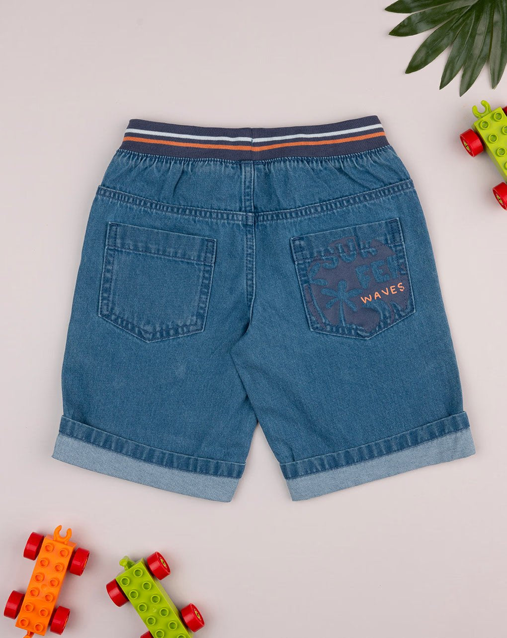 Prenatal Baby Bermuda shorts denim blue/orange Short