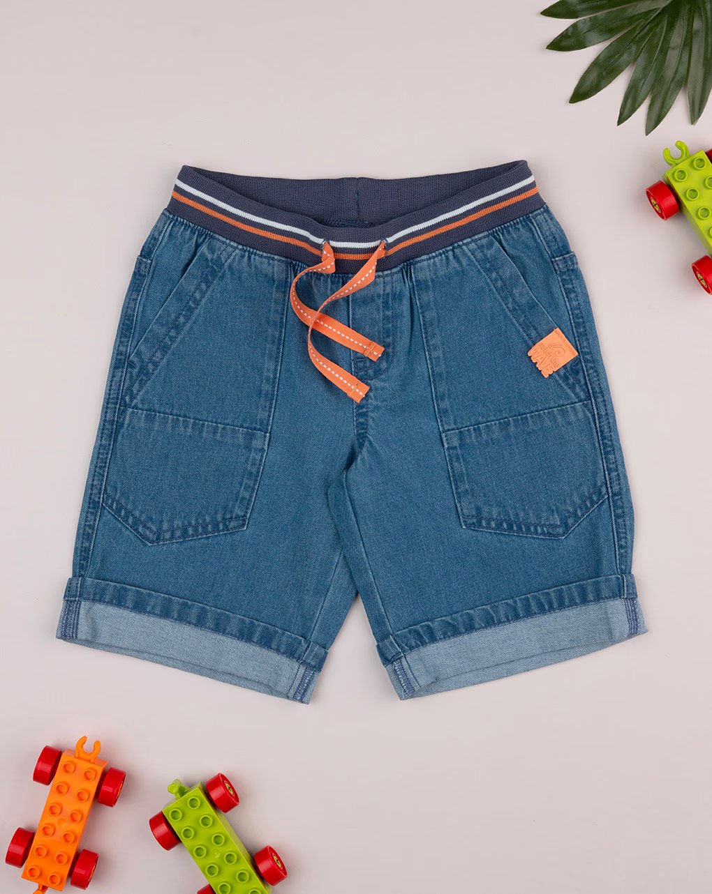 Prenatal Baby Bermuda shorts denim blue/orange Short