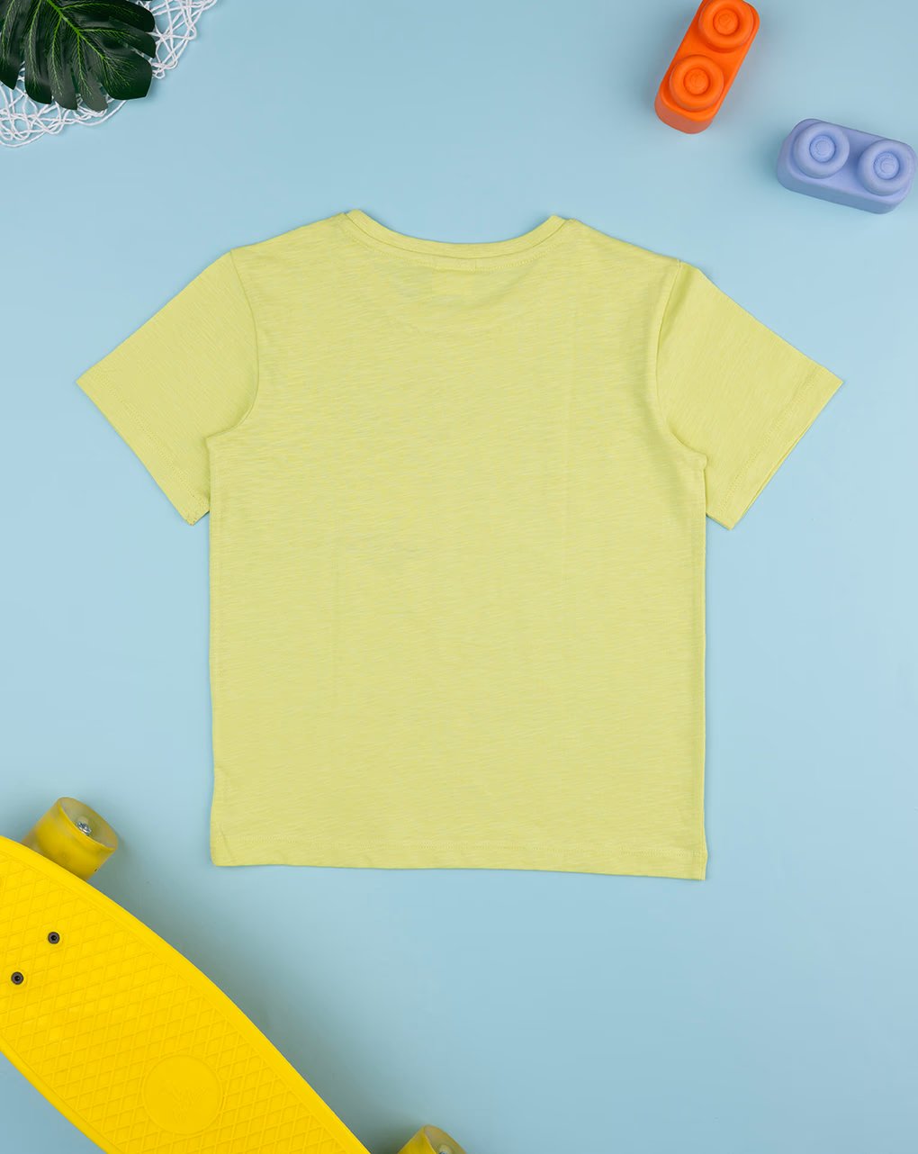 Prenatal Green kids t-shirt with palm print T-shirt