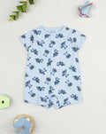 Prenatal Baby blue romper stitch Bodysuit