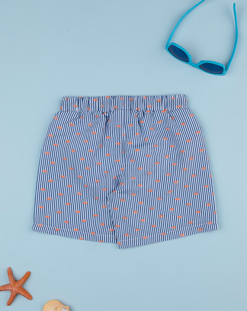 Prenatal Blue striped boxer shorts for kids Boxer Short