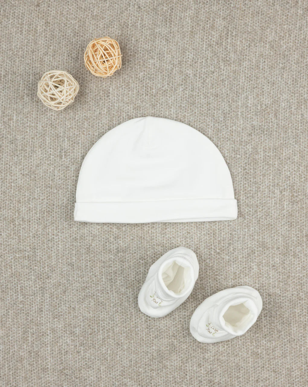 Prenatal Baby hat and booties pack Accessory