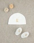 Prenatal Baby hat and booties pack Accessory