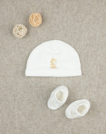 Prenatal Baby hat and booties pack Accessory