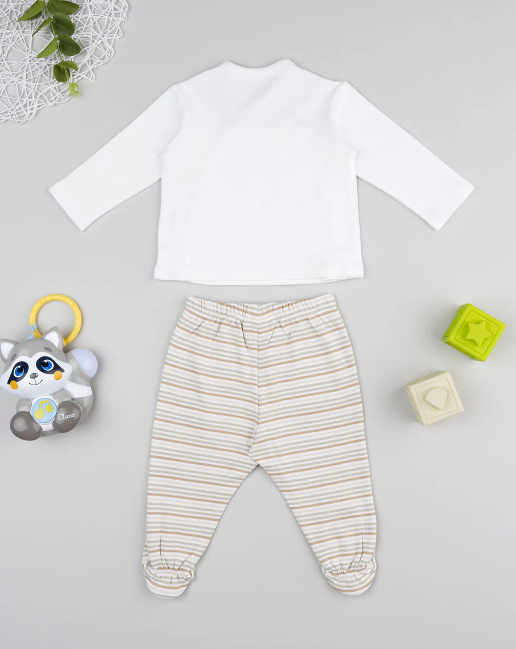 Prenatal White/beige lion baby set Outdoor Set