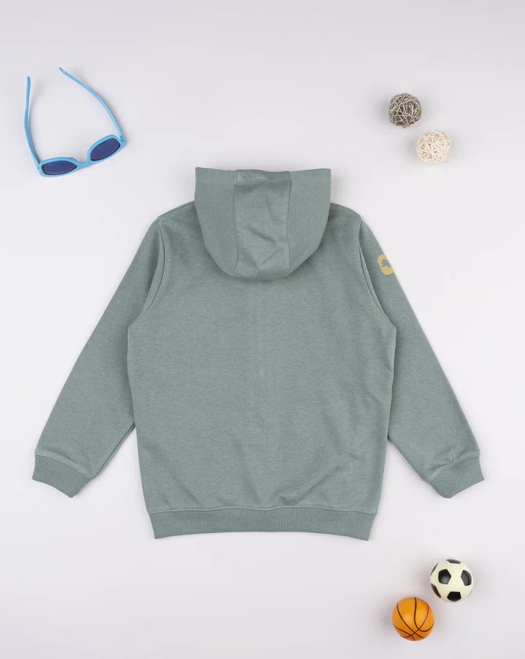 Prenatal Green children's hoodie with dinosaurs Hooded Jacket