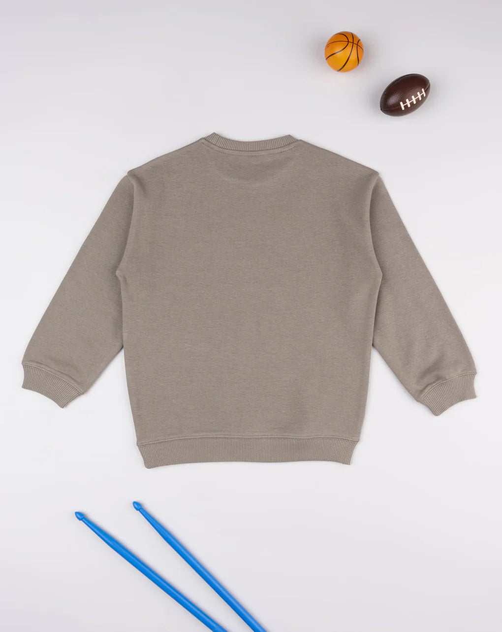 Prenatal Brown dinosaur print sweatshirt for kids Sweater