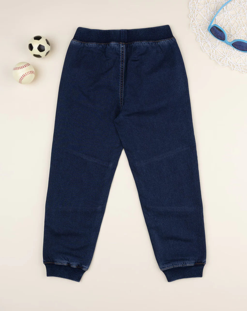 Prenatal Dark denim trousers for boys with shaping pockets Trouser