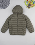 Prenatal Dark green children's jacket with hood Hooded Jacket