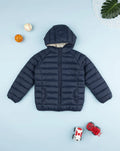 Prenatal Blue children's jacket made of recycled material Hooded Jacket