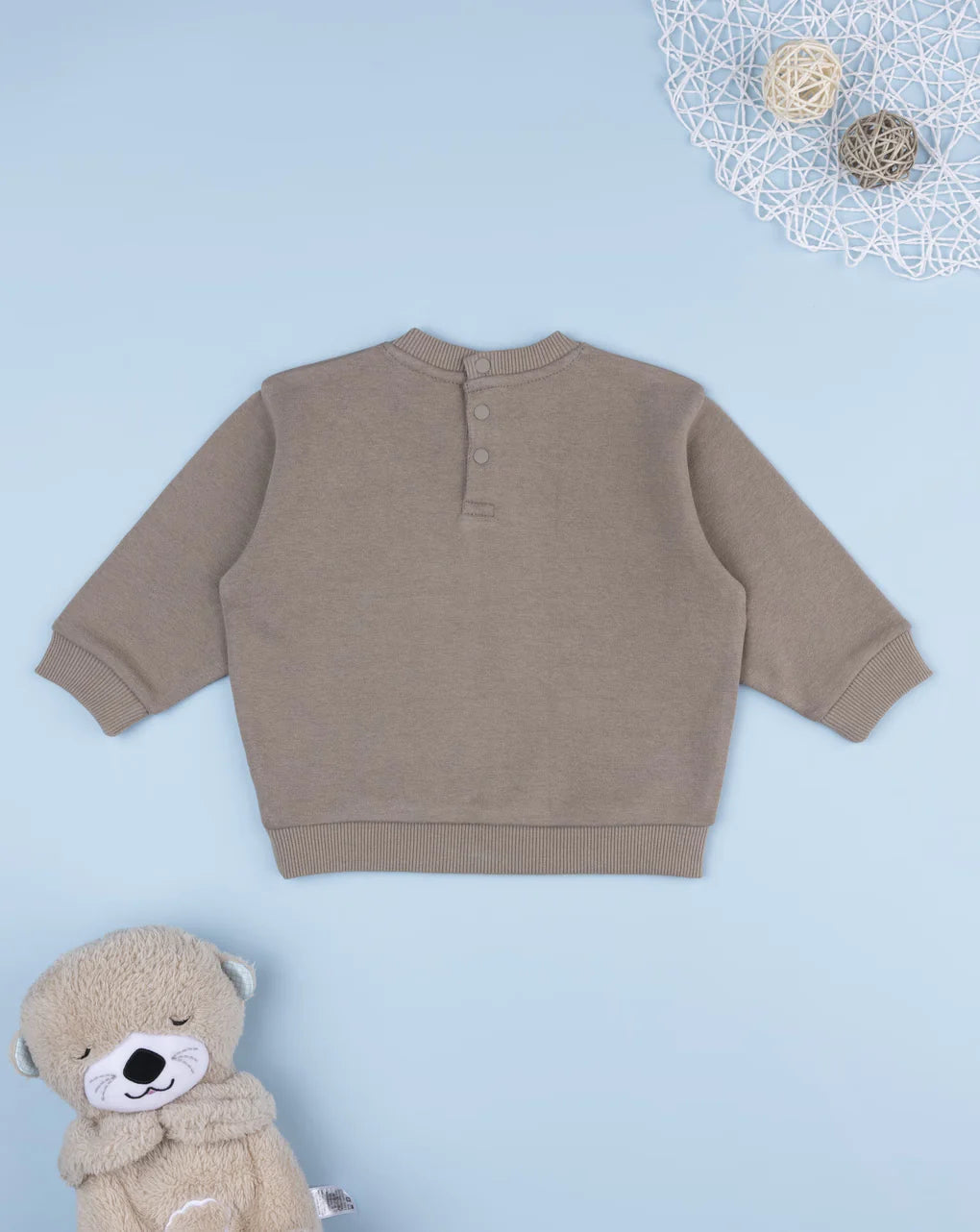 Prenatal Brown animal print sweatshirt for kids Sweatshirt