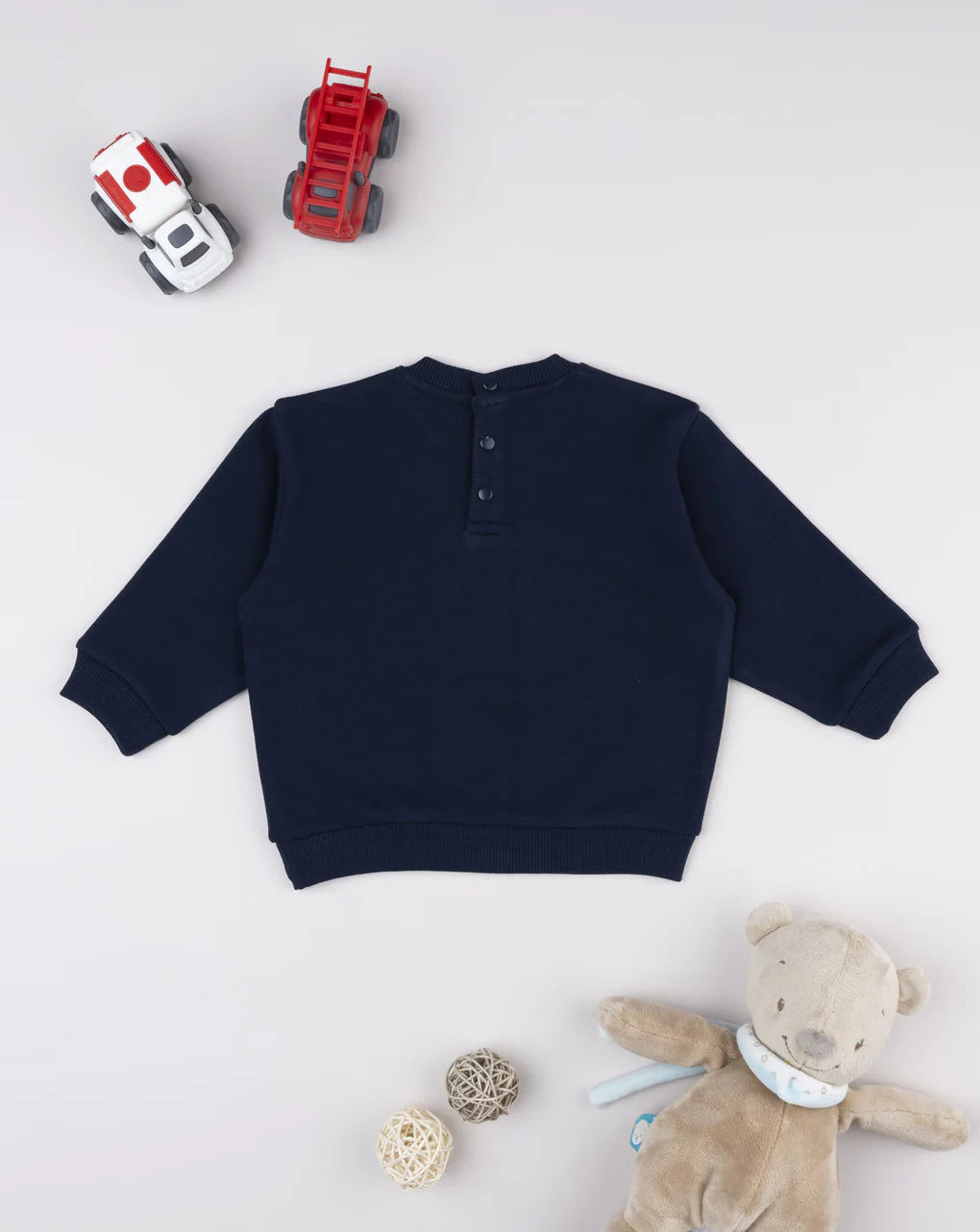 Prenatal Blue sweatshirt for kids with "every day" print Sweatshirt