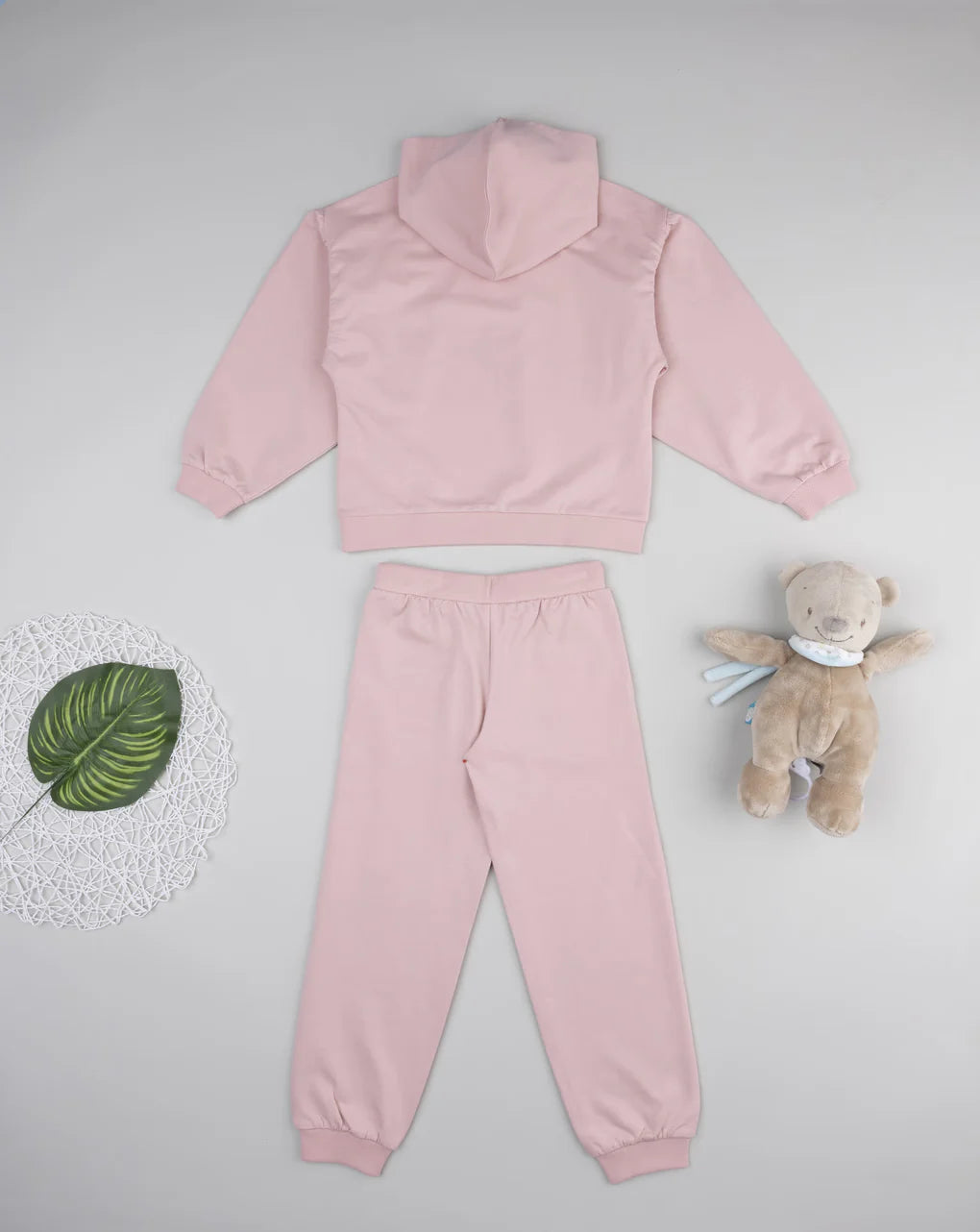 Prenatal Pink "Cute Girl" Jogging Set for Girls Outdoor Set