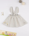 Prenatal Beige baby overalls with embroidery Overall