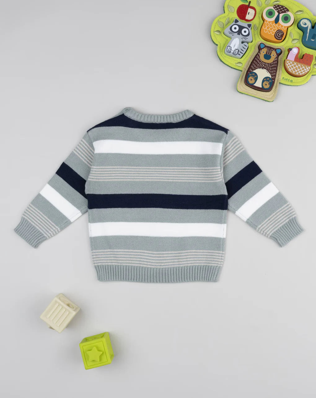 Prenatal Green striped baby sweater Sweater