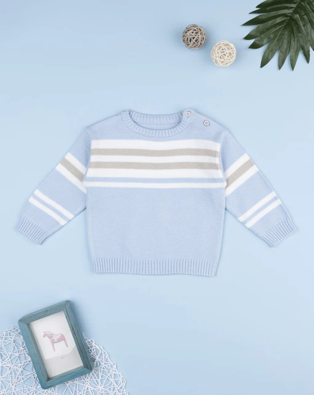 Prenatal Blue striped children's Sweater Sweater