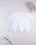 Prenatal Pack of 3 baby bear onesies - layette Overall