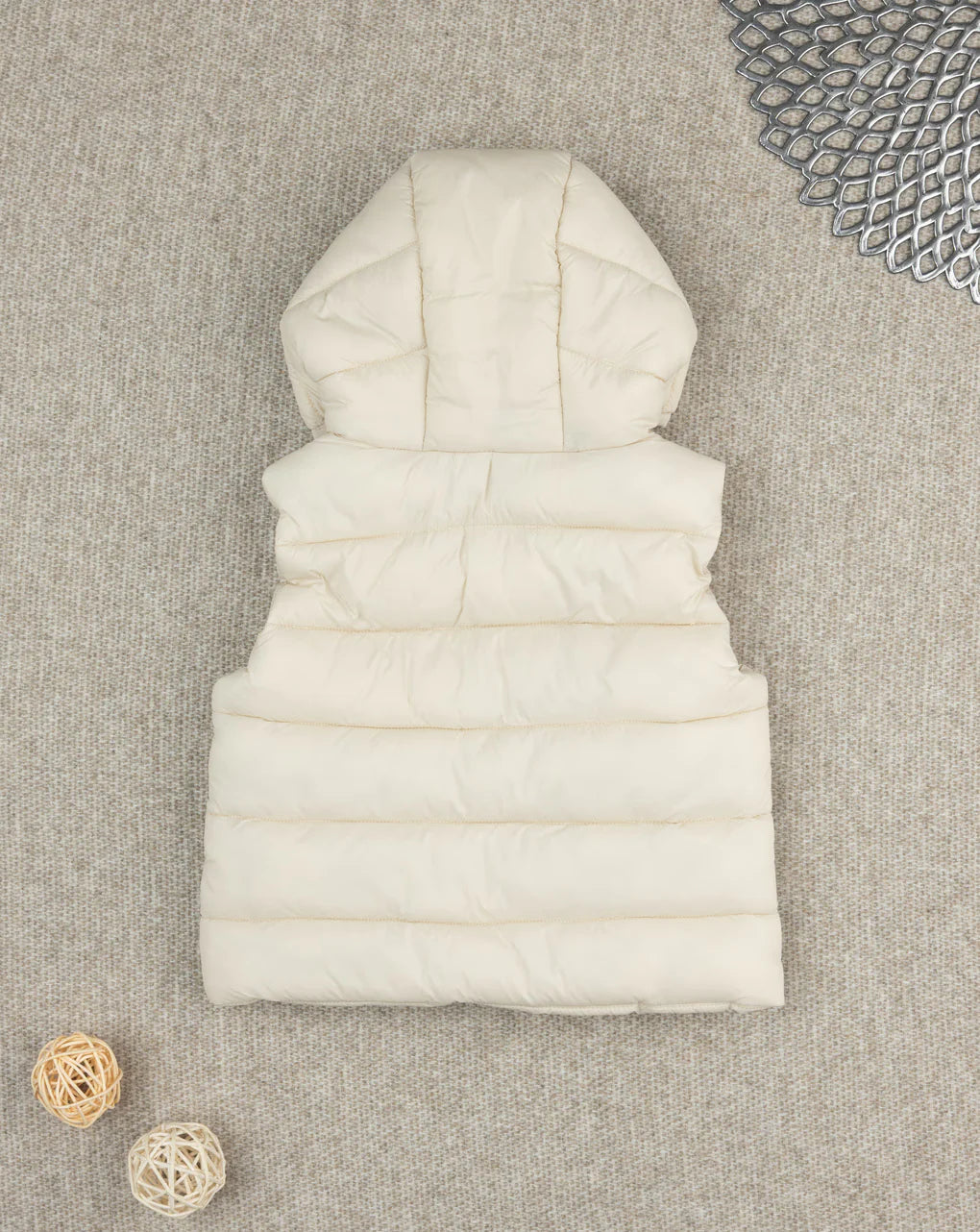 Prenatal White recycled nylon children's vest Vest