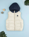 Prenatal White recycled material children's vest Vest