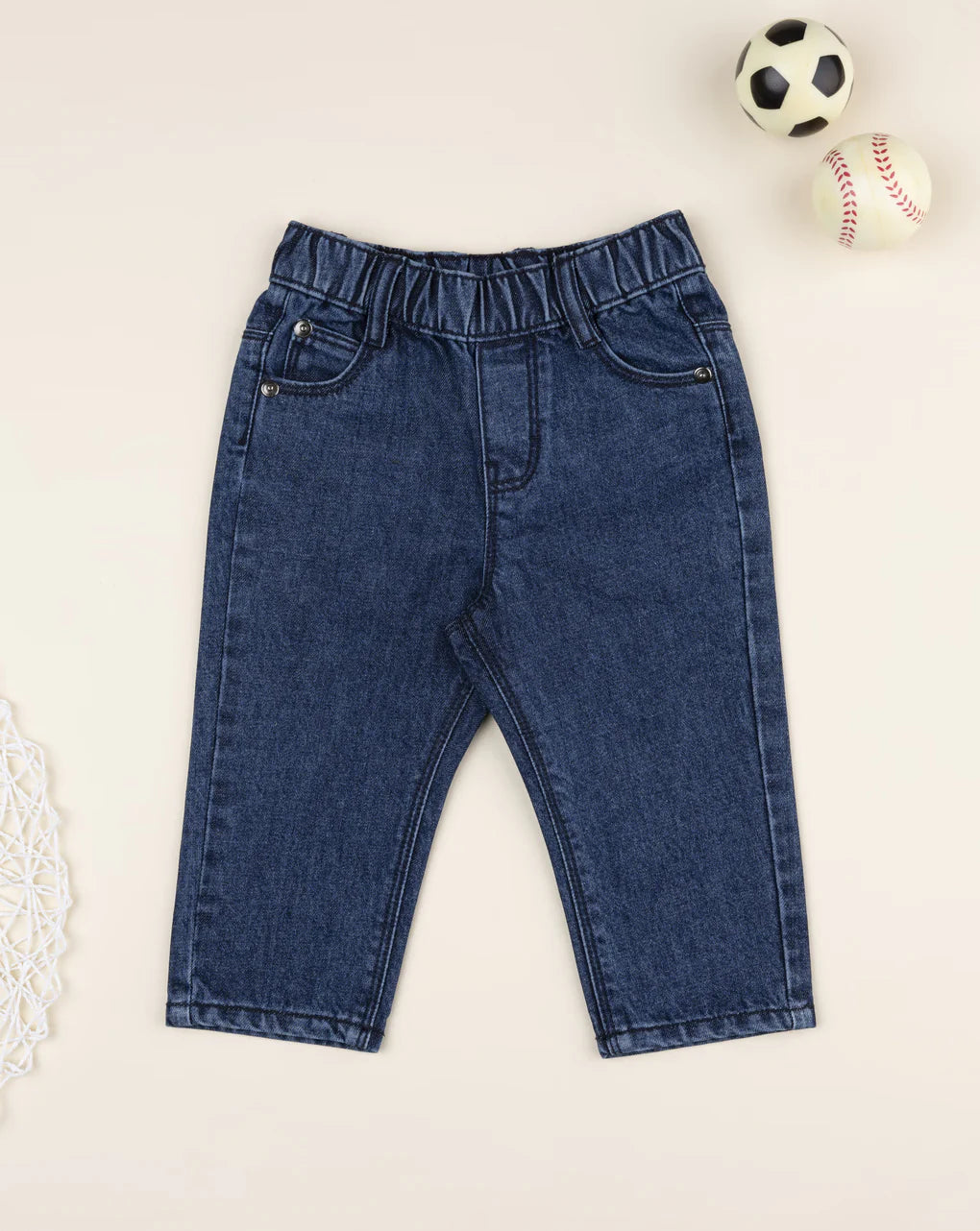 Prenatal Children's denim trousers with pockets Pant