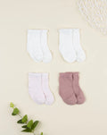 Prenatal Pack of 4 multicolored girls' socks Sock
