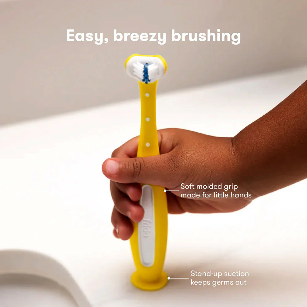 Fridababy Triple-Angle Toothhugger Training Toddler Toothbrush
