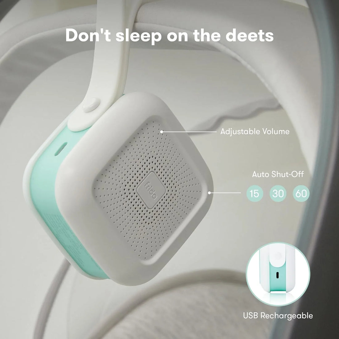 Fridababy 2-in-1 Portable Sound Machine for Baby + Nightlight