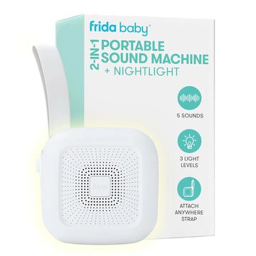 Fridababy 2-in-1 Portable Sound Machine for Baby + Nightlight