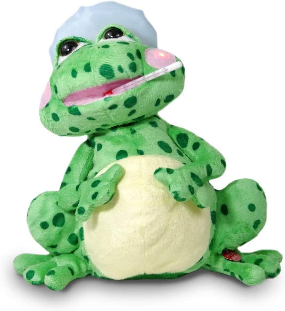 Cuddlebarn Fever Frog 12 Tall Animated Singing Plush with Light Up Cheeks | Prenatal, Babies, Nusring, Cybex, Avent Plush & Soft Toy