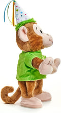 Cuddlebarn Birthday Bash Brett Animated Stuffed Animal Monkey Plush | Prenatal, Babies, Nusring, Cybex, Avent Plush & Soft Toy