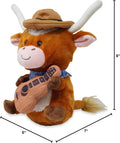 Cuddlebarn Lil Austin Animated Singing Cow Stuffed Animal Plush Toy | Prenatal, Babies, Nusring, Cybex, Avent Plush & Soft Toy