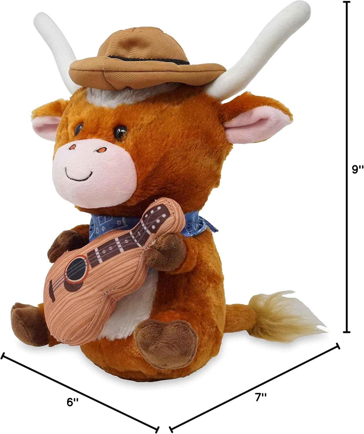 Cuddlebarn Lil Austin Animated Singing Cow Stuffed Animal Plush Toy | Prenatal, Babies, Nusring, Cybex, Avent Plush & Soft Toy