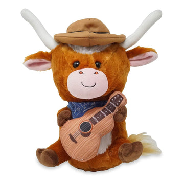 Cuddlebarn Lil Austin Animated Singing Cow Stuffed Animal Plush Toy | Prenatal, Babies, Nusring, Cybex, Avent Plush & Soft Toy