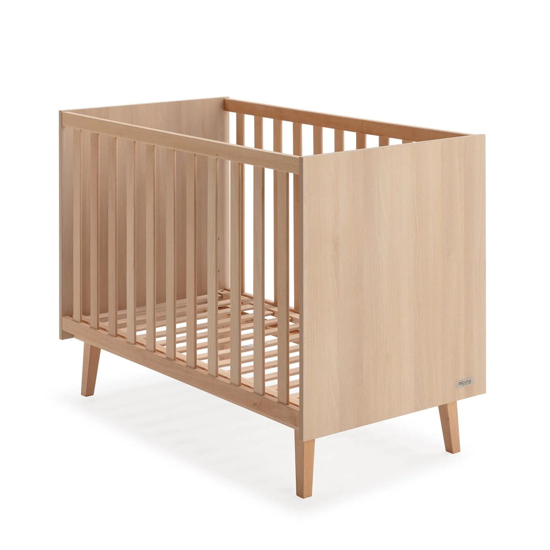 Martha Cot 120x60cm Acacia Wood Natural Baby Bed