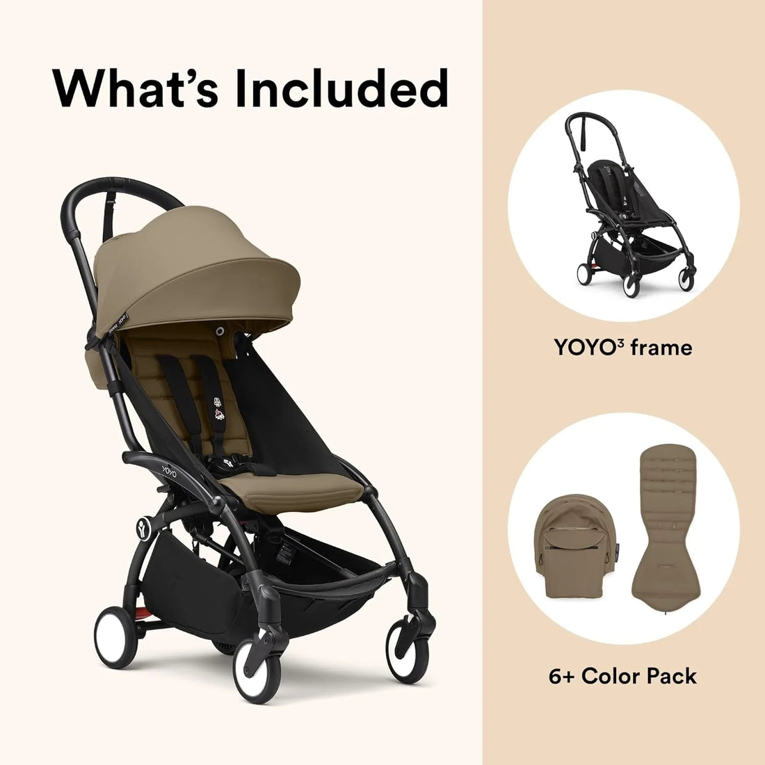 YOYO3 Black Frame 6+ Bundle Toffee