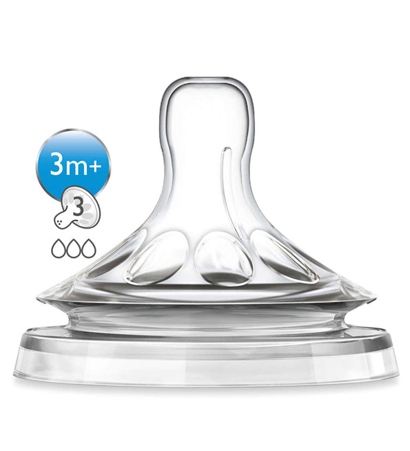 Avent 2 Natural Teats Medium Flow 3m+ Teats USA, Lebanon