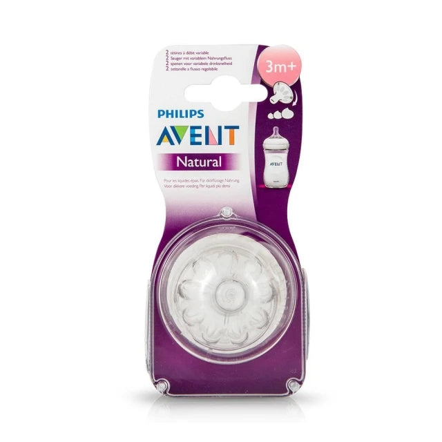 Avent  Natural 2.0 Teat Variable Flow For 3m+ Teats USA, Lebanon